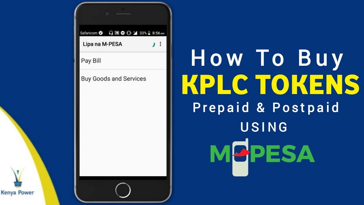 How to Pay KPLC Tokens Using Safaricom M-Pesa