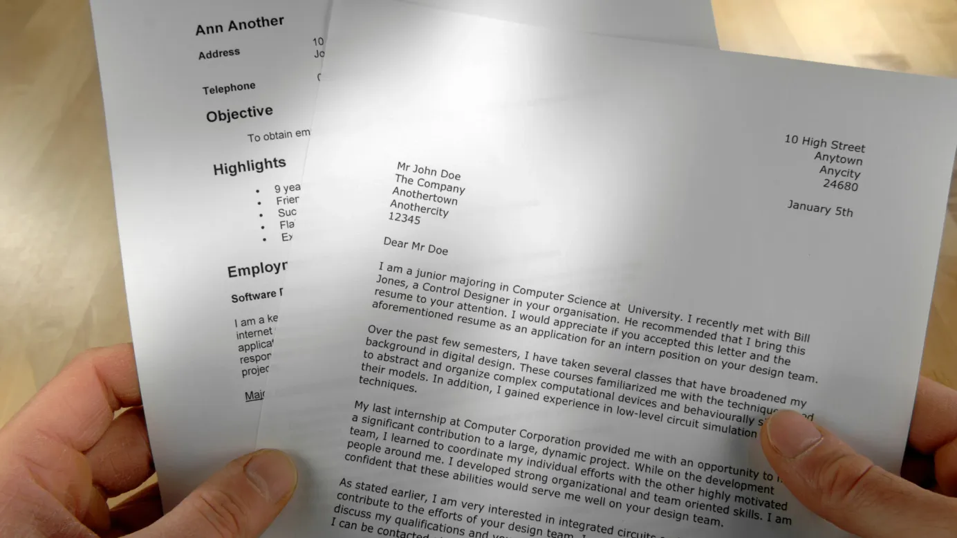How to write an application letter